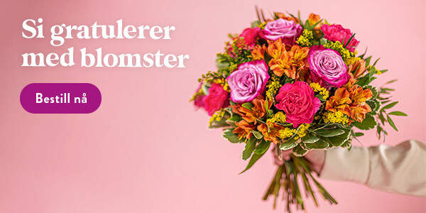 Si gratulerer med blomster 1 Teaser NO-3